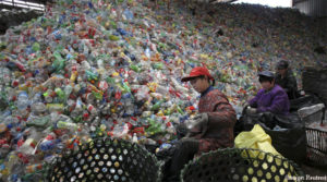 Plastic landfill