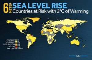 Sea Level Rise map