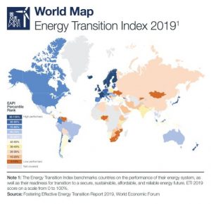 Map Showing Energy Transition