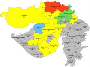 Gujarat rainfall Stats