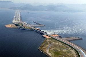 Saemangeum seawall in south Korea