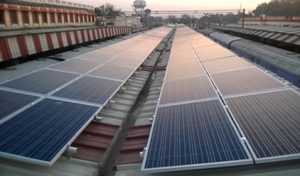 Solar Panels on Railways station