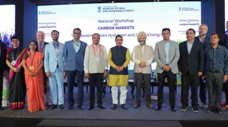 CMAI MNRE Prahlad Joshi Pralhad Joshi carbon trading carbon credit market